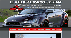 Desktop Screenshot of evoxtuning.com